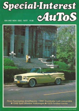 SPECIAL-INTEREST AUTOS 1977 NOV #42 - STUDE LARK SPECIAL,'46 VW BEETLE, LYCOMING
